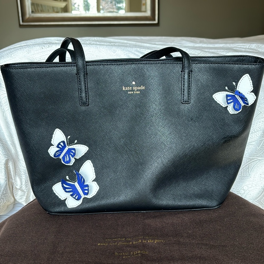 Kate Spade Butterfly Tote with dust bag
